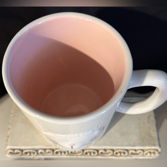 Magenta Bunny nose mug. 15oz - Picture 3 of 8